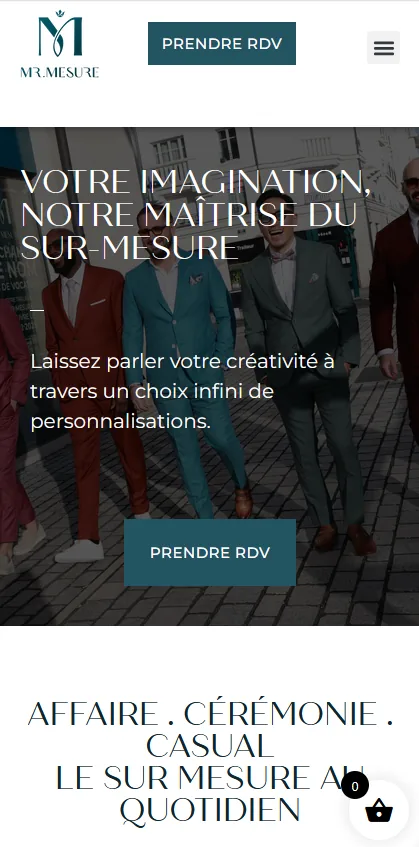 Capture mobile costume sur mesure à Serris